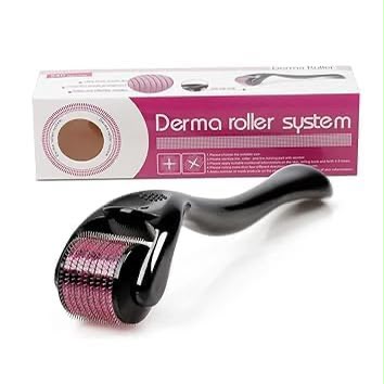 Derma Roller 0.5mm – Titanium Micro Needle Roller for Scalp, Beard & Skin Care